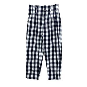 Madewell Gingham Paperbag Waist Pants Size 0